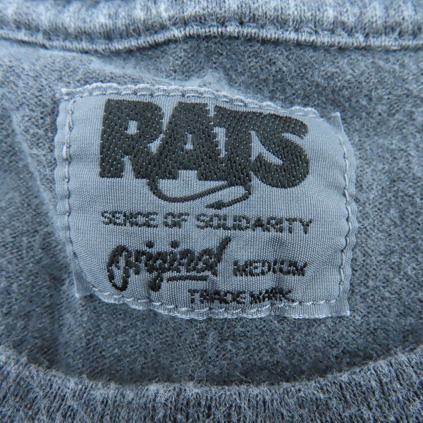 実際に弊社で買取させて頂いたRATS/ラッツ RED TAG TEE "SCRIPT"/Tシャツ/カットソー/20'RT-0602/Mの画像 2枚目