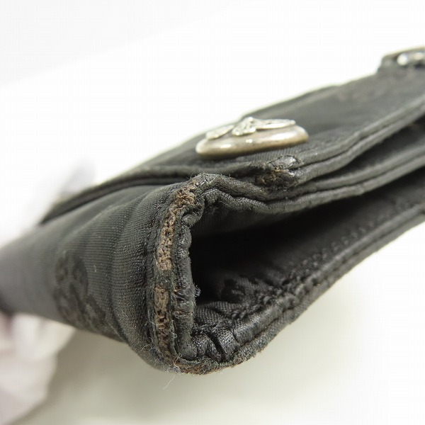 実際に弊社で買取させて頂いたCHROME HEARTS/クロムハーツ 3FOLD ナイロン ウォレット  の画像 9枚目