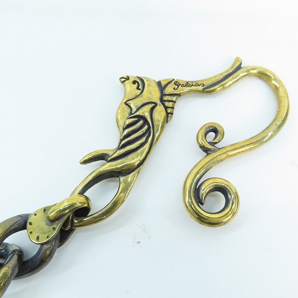 実際に弊社で買取させて頂いた(2)GANGSTERVILLE×Galcia/ギャングスタービル×ガルシア SWALLOW WALLET-CHAIN/スワロー ウォレットチェーン/真鍮/ブラスの画像 4枚目