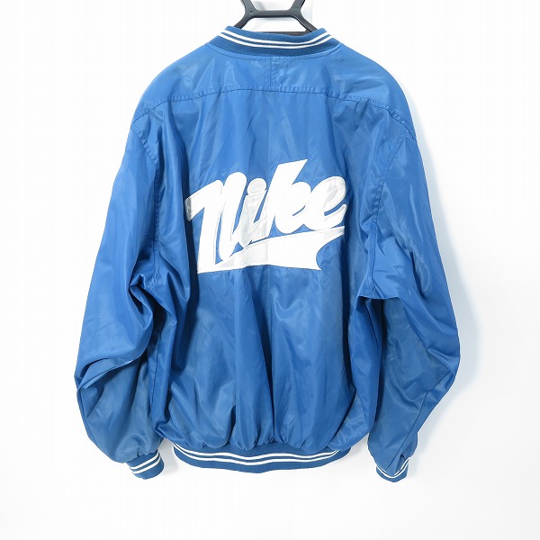 実際に弊社で買取させて頂いたNIKE/ナイキ ヴィンテージ スタジャン/ブルゾン ブルー JK-K 05/Lの画像 1枚目