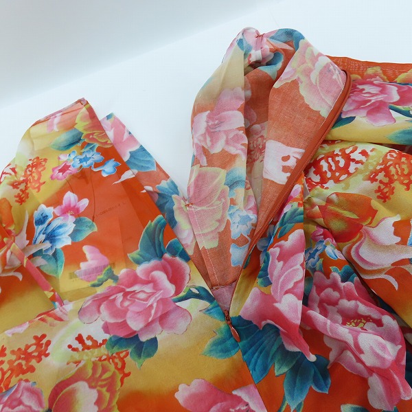 実際に弊社で買取させて頂いた【未使用】JUNYA WATANABE COMME des GARCONS/ジュンヤ ワタナベ コムデギャルソン 21AW 総柄ワンピースJI-O004/Lの画像 3枚目