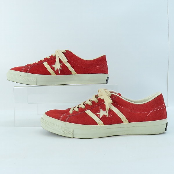 実際に弊社で買取させて頂いたCONVERSE/コンバース ローカットスニーカー レッド/10.5の画像 3枚目