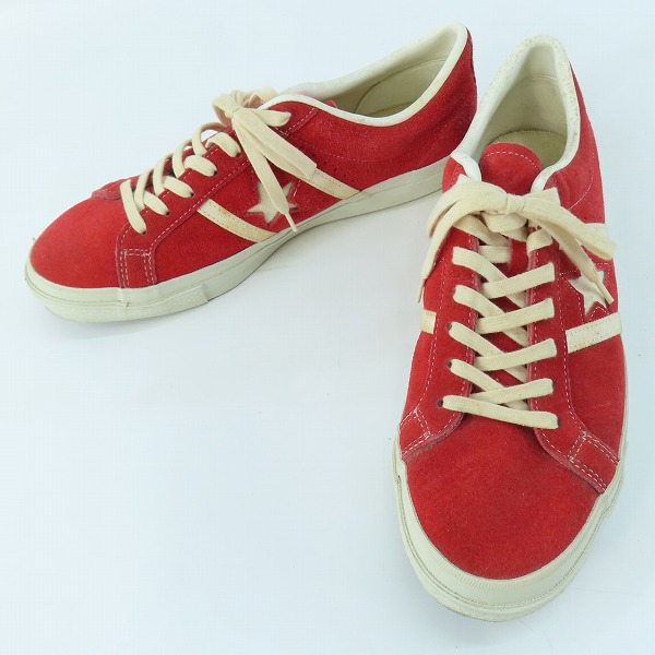 実際に弊社で買取させて頂いたCONVERSE/コンバース ローカットスニーカー レッド/10.5