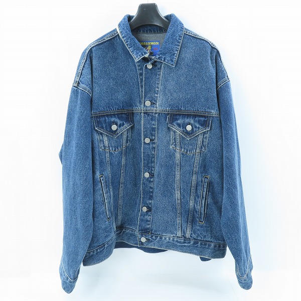 実際に弊社で買取させて頂いたCHALLENGER /チャレンジャー ICE WASHED PATCH DENIM JACKET/アイスウォッシュパッチデニムジャケット CLG-JK 022-015/XL