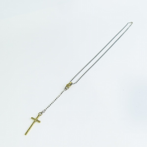 実際に弊社で買取させて頂いた(1)GANGSTERVILLE×Galcia/ギャングスタービル×ガルシア ROSARY/ロザリオ ネックレス シルバー925×ブラスの画像 8枚目