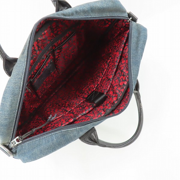 実際に弊社で買取させて頂いたDIESEL/ディーゼル ワッペン刺繍 2WAY ショルダー/トートバッグ ブリーフケースの画像 3枚目