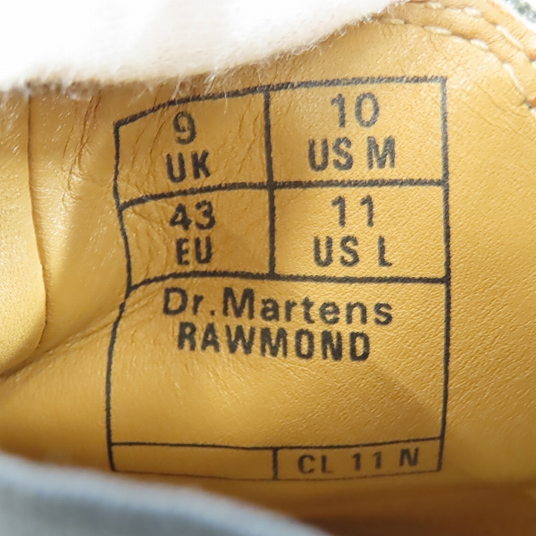 実際に弊社で買取させて頂いたCOMME des GARCONS HOMME DUEX×Dr.Martens/コムデギャルソンオムドゥ×ドクターマーチン RAWMOND ブーツ UK9の画像 5枚目