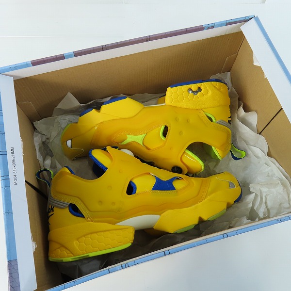 実際に弊社で買取させて頂いたReebok×MINIONS/リーボック×ミニオンズ INSTAPUMP FURY MU/インスタポンプ フューリー FY3404/26.5の画像 9枚目