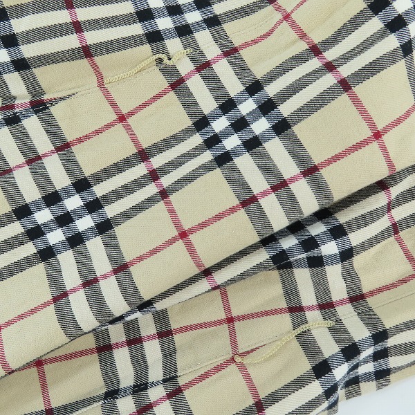 実際に弊社で買取させて頂いたBURBERRY BLUE LABEL/バーバリーブルーレーベル  ノバチェック ロング ワンピース/38の画像 6枚目