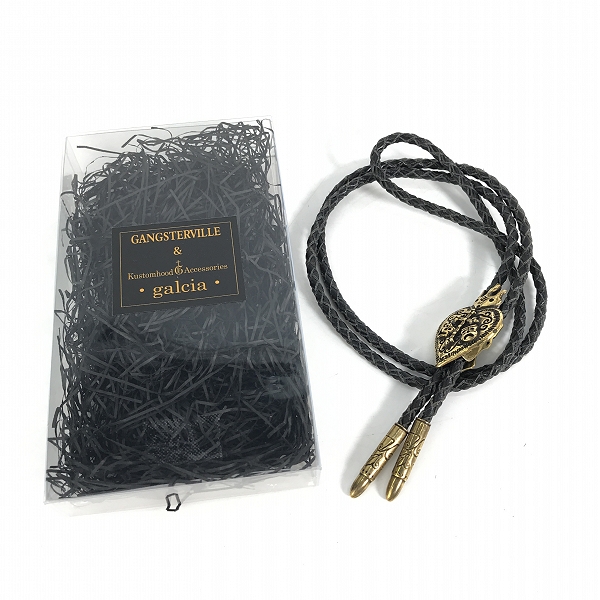 実際に弊社で買取させて頂いた(6)Gangsterville×galcia/ギャングスタービル×ガルシア TWO FACE/ダブルフェイス BOLO TIE/ボロタイ/ループタイ ブラス/真鍮の画像 8枚目