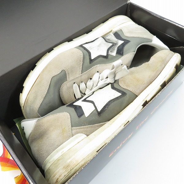 実際に弊社で買取させて頂いたATLANTIC STARS/アトランティックスターズ スニーカー グレー系 28.5の画像 8枚目