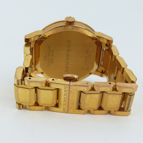 実際に弊社で買取させて頂いたBURBERRY/バーバリー  クォーツ  アナログ腕時計 BU9005【動作未確認】の画像 2枚目