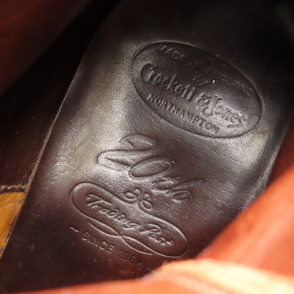 実際に弊社で買取させて頂いたCROCKETT & JONES/クロケット＆ジョーンズ Trading Post 20th記念 レースアップブーツ 5035-11B/8Dの画像 5枚目