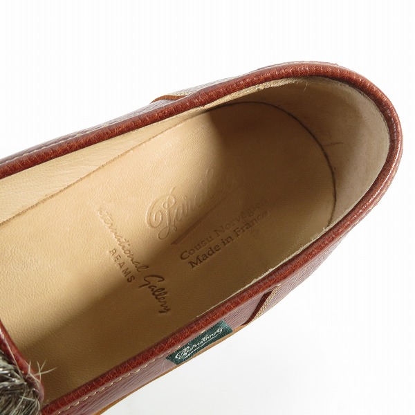 実際に弊社で買取させて頂いたParaboot×BEAMS/パラブーツ×ビームス 別注 レザーシューズ 102984 6の画像 4枚目