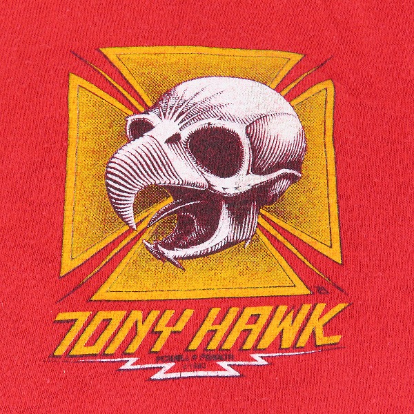 実際に弊社で買取させて頂いたStedman/ステッドマン タグ 80’s ヴィンテージ POWELL PERALTA TONY HAWK Tシャツ/Lの画像 3枚目