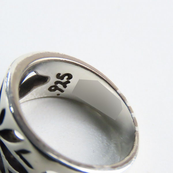 実際に弊社で買取させて頂いたBWL/BILL WALL LEATHER/ビルウォールレザー COMPASS ROSE コンパスローズリング 18-19号の画像 6枚目