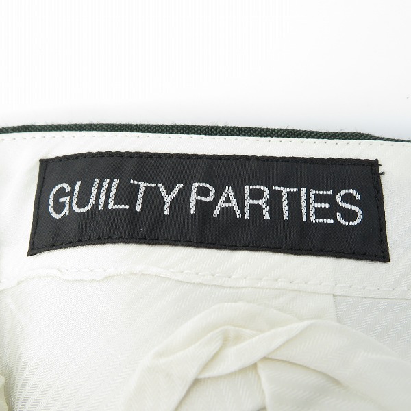 実際に弊社で買取させて頂いたWACKO MARIA × DORMEUIL/ワコマリア × ドーメル モヘア混 ウールスラックスパンツ Mの画像 2枚目