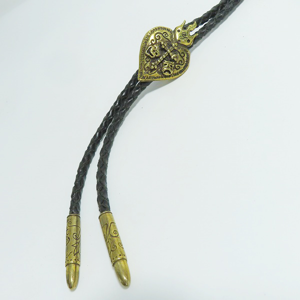 実際に弊社で買取させて頂いた(5)Gangsterville×galcia/ギャングスタービル×ガルシア TWO FACE/ダブルフェイス BOLO TIE/ボロタイ/ループタイ ブラス/真鍮
