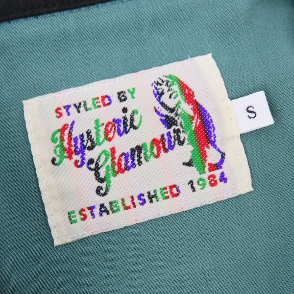 実際に弊社で買取させて頂いた【未使用】HYSTERIC GLAMOUR/ヒステリックグラマー BAD LUCK刺繍 ボーリングシャツ 02211AH08/Sの画像 2枚目