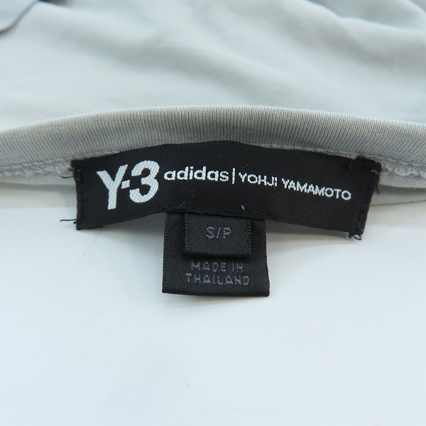 実際に弊社で買取させて頂いたY-3/ワイスリー ヨウジヤマモト×アディダス M 3 PARACHUTE SS TEE/サイドテープTシャツ DY7152/Sの画像 2枚目