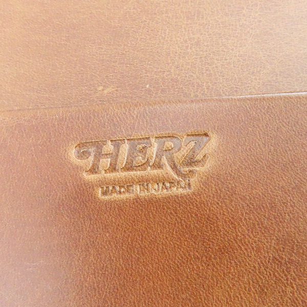 実際に弊社で買取させて頂いたHERZ/ヘルツ 50周年/50th記念 ギボシ留めショルダーバッグ CK-100の画像 5枚目