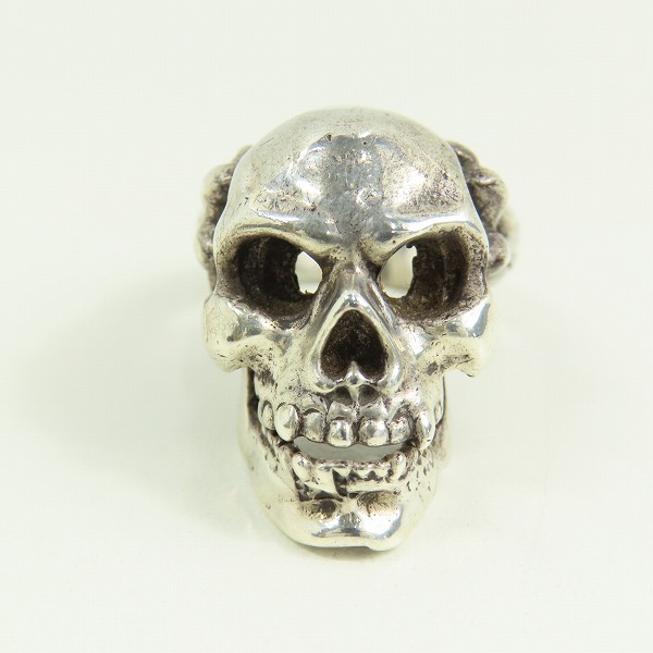 実際に弊社で買取させて頂いたLEATHERS AND TREASURES/レザーズアンドトレジャーズ スカル リング 15.5号の画像 1枚目