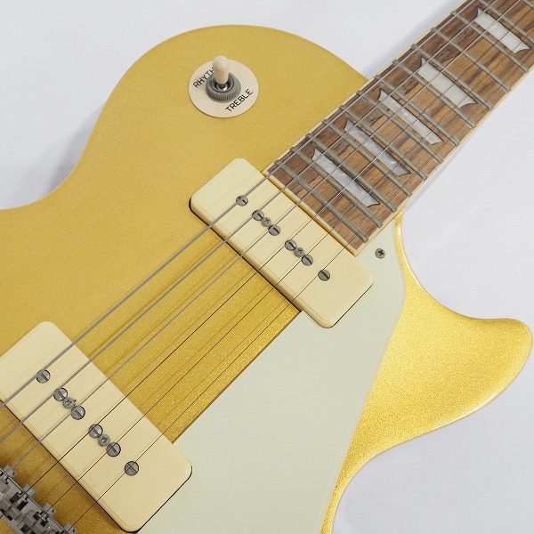 実際に弊社で買取させて頂いた★Epiphone/エピフォン Les Paul Standard '56 Gold Top/レスポールスタンダード 1956 ゴールドトップ ソフトケース付の画像 4枚目