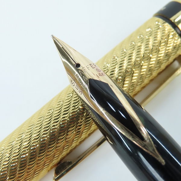 実際に弊社で買取させて頂いたSHEAFFER/シェーファー GOLD PLATED 万年筆 ペン先14K-585