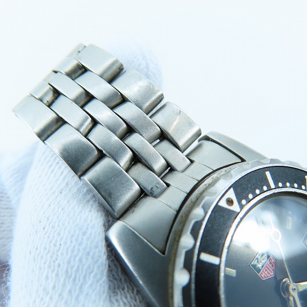 実際に弊社で買取させて頂いたTAG HEUER/タグホイヤー 200m プロフェッショナル デイト アナログ腕時計 929-208H 【動作未確認】の画像 6枚目