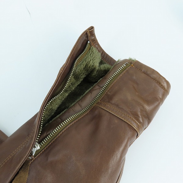 実際に弊社で買取させて頂いたBuzz Rickson's/バズリクソンズ B-2 WERBER LEATHER COAT ホースハイド フライトジャケット BR80074/44の画像 7枚目
