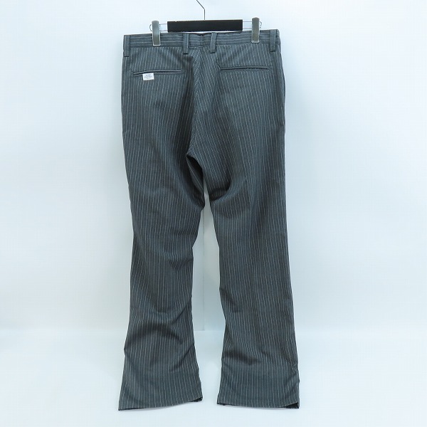 実際に弊社で買取させて頂いたTHE CRIMIE/クライミー STRIPE PANTS ストライプパンツ グレー Lの画像 1枚目