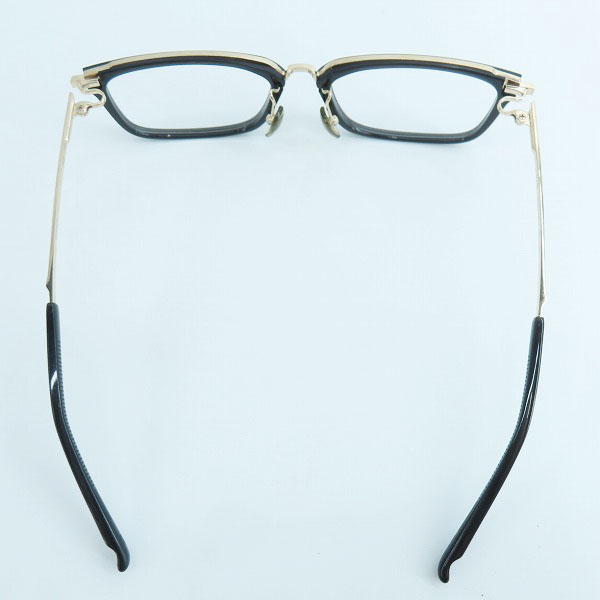 実際に弊社で買取させて頂いた999.9/フォーナインズ チタニウム コンビ アイウエア/メガネフレーム M-114の画像 2枚目