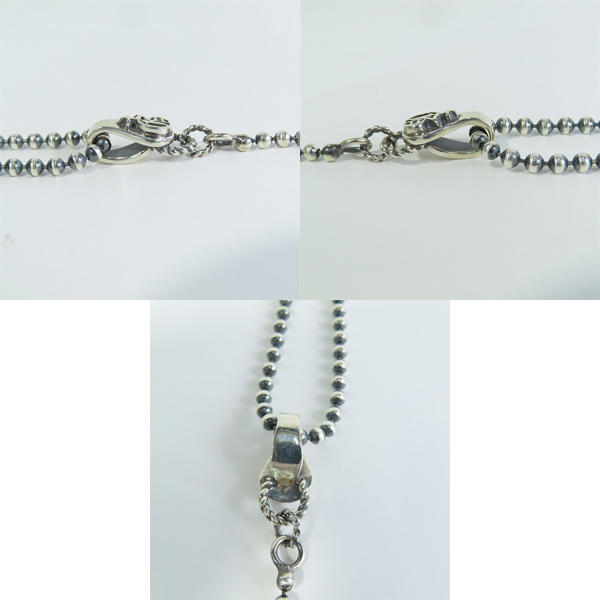 実際に弊社で買取させて頂いたGANGSTERVILLE×Galcia/ギャングスタービル×ガルシア ROSARY/ロザリオ ネックレス シルバー925の画像 5枚目