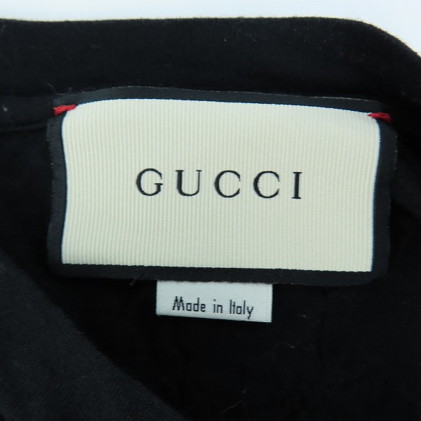実際に弊社で買取させて頂いた【JPタグ】GUCCI/グッチ オーバーサイズ コットン Tシャツ 457095 X5L89/Sの画像 2枚目