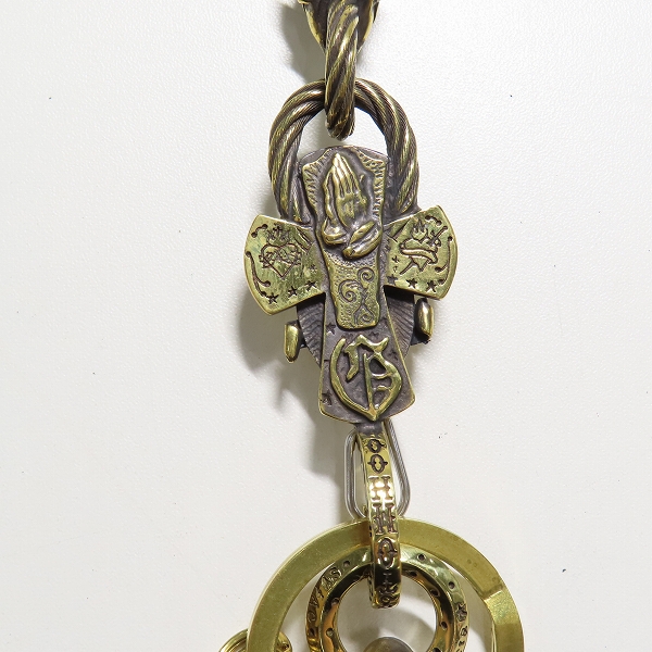 実際に弊社で買取させて頂いた(2)GANGSTERVILLE×Galcia/ギャングスタービル×ガルシア DEVIL/デビル ウォレットチェーン ブラス/真鍮の画像 4枚目