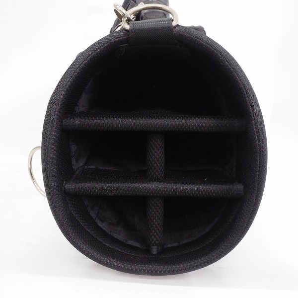 実際に弊社で買取させて頂いたTaylorMade/テーラーメイド CB105V 9.5型 5分割キャディバッグ ブラックｘホワイトｘレッドの画像 3枚目