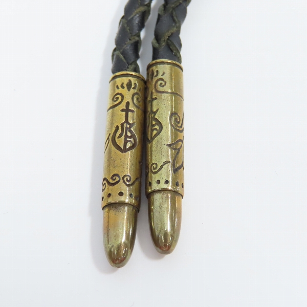 実際に弊社で買取させて頂いた（3）GANGSTERVILLE×Galcia/ギャングスタービル×ガルシア G ループタイ/ボロタイ/ブラス/シルバーの画像 5枚目