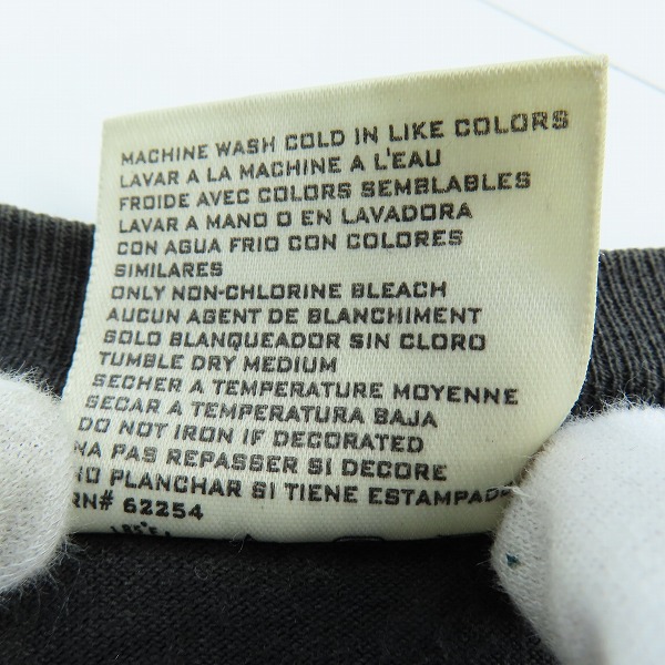 実際に弊社で買取させて頂いたSLAYER/スレイヤー 1998-1999年 ヴィンテージ ツアー バンドTシャツ/バンT/XLの画像 3枚目