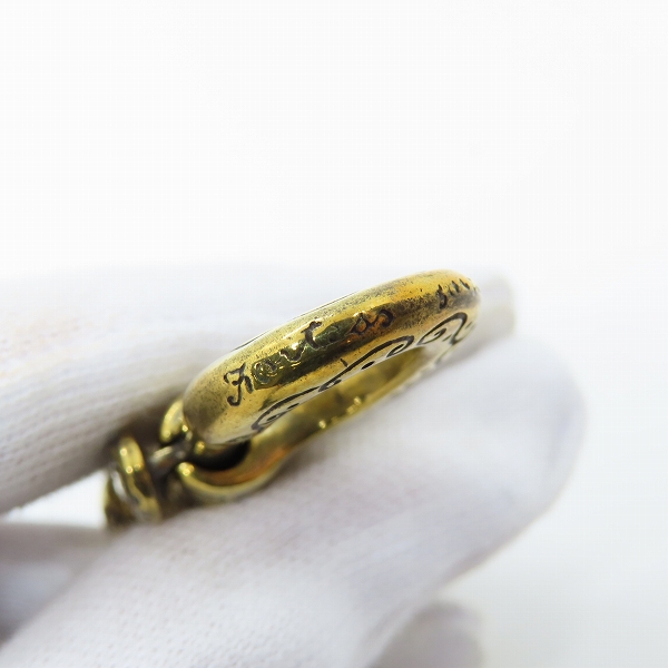 実際に弊社で買取させて頂いた(1)GANGSTERVILLE×Galcia/ギャングスタービル×ガルシア DEVIL/デビル ウォレットチェーン ブラス/真鍮の画像 7枚目