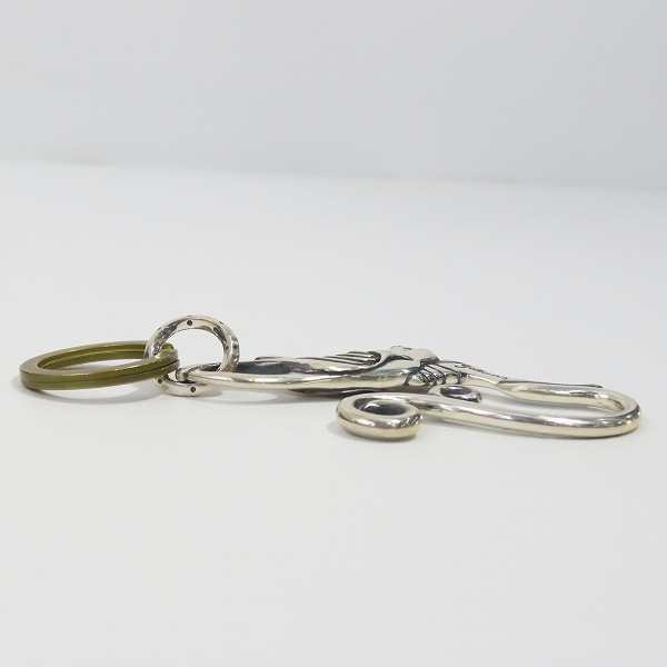 実際に弊社で買取させて頂いた（1）GANGSTERVILLE×Galcia/ギャングスタービル×ガルシア スワロー キーホルダー シルバーの画像 3枚目