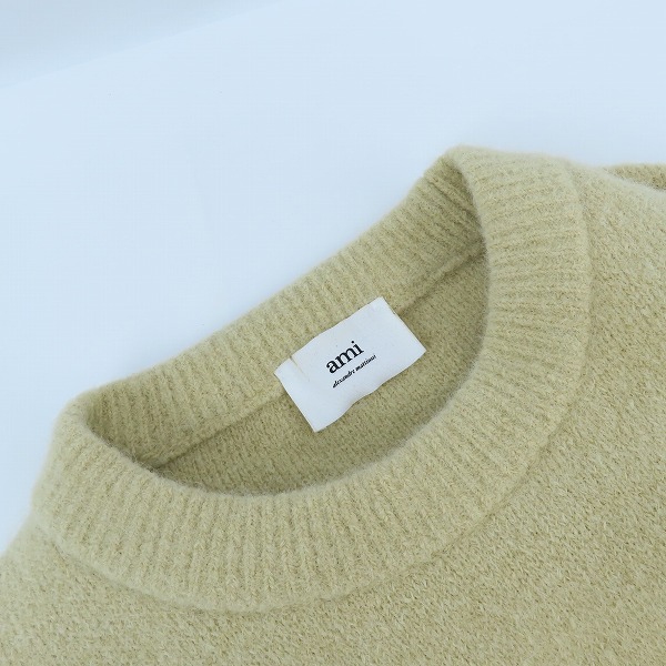 実際に弊社で買取させて頂いたAMI Alexandre Mattiussi/アミアレクサンドルマテュッシ  ハートロゴ クルーネックニット セーター UKS025 KN0032/Lの画像 6枚目