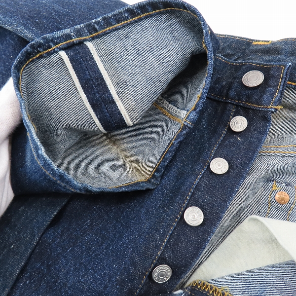 実際に弊社で買取させて頂いたLevi’s/リーバイス 201XX 刻印555 バレンシア工場 BIGE ビッグE デニムパンツ ジーンズ W34/L36の画像 5枚目