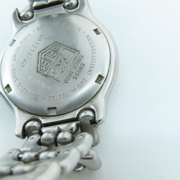 実際に弊社で買取させて頂いたTAG HEUER/タグホイヤー ステンレスクォーツ/WG1213-K0【動作未確認】の画像 6枚目