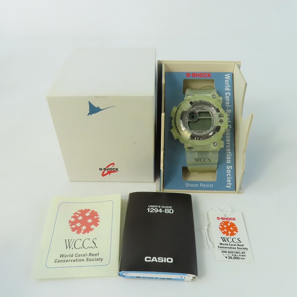 実際に弊社で買取させて頂いたG-SHOCK/Gショック W.C.C.S. FROGMAN/フロッグマン トリプルマンタ DW-8201WC-8T【動作未確認】の画像 6枚目