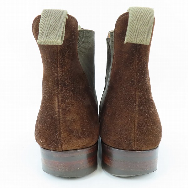 実際に弊社で買取させて頂いたEDWARD GREEN/エドワードグリーン スエード サイドゴアブーツ 51524 8.5の画像 1枚目