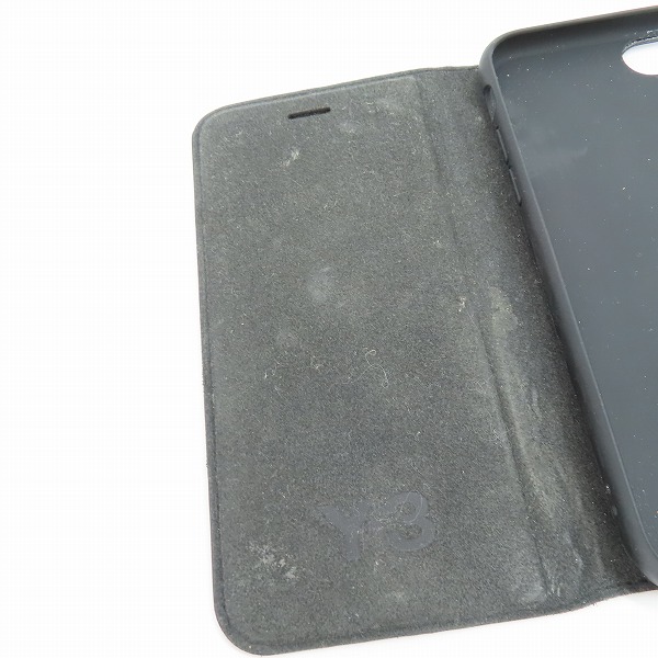 実際に弊社で買取させて頂いたY3/ワイスリー adidas/アディダス×Yohji Yamamoto/ヨウジヤマモト LEATHER BOOKLET CASE FOR/POUR IPHONE6/6S/7/8の画像 7枚目