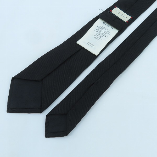 実際に弊社で買取させて頂いた【JPタグ】GUCCI/グッチ スネーク/蛇 シルク ネクタイの画像 2枚目