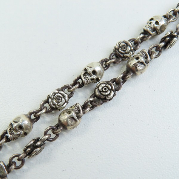 実際に弊社で買取させて頂いたJustin Davis/ジャスティンデイビス ROSE Divine/ローズディバイン チェーン SNJ212 50cmの画像 5枚目