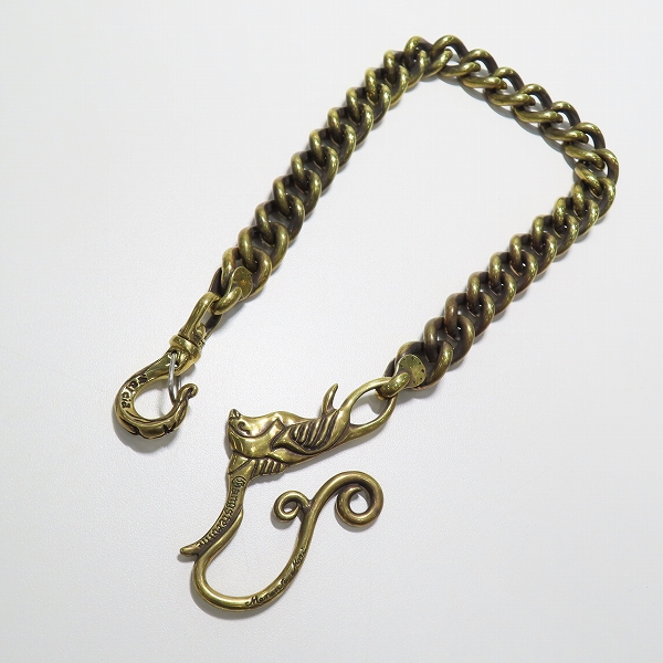 実際に弊社で買取させて頂いた(1)Gangsterville×galcia/ギャングスタービル×ガルシア SWALLOW WALLET-CHAIN/スワロー ウォレットチェーン ブラス/真鍮の画像 5枚目