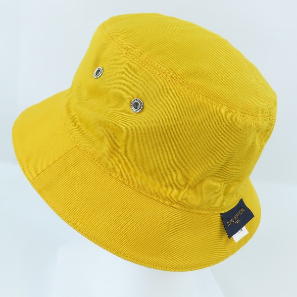 実際に弊社で買取させて頂いたLOUIS VUITTON/ルイヴィトン シャポー モノグラム バケットハット リバーシブル M76209の画像 4枚目